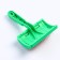 Semucher Pucodserka is small with drops, 8.5 x 13 cm, green