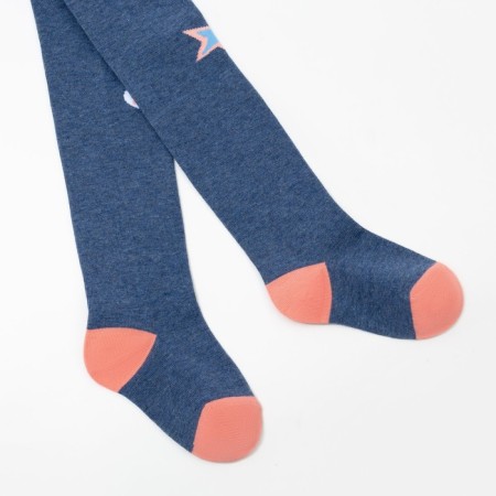 Pantyhose children, color jeans Melange, height 98-104-1