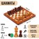 Chess Polish Madon "Pearls", 40.5 x 40.5 cm, King H-8.5 cm, Pig H-5 cm