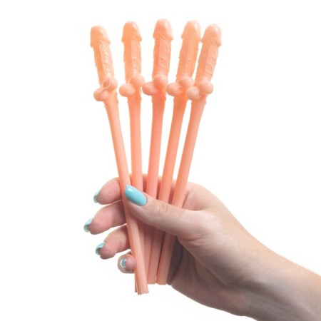 Cocktail tubes "18+", 5 pieces, bodily-2