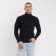 Turtleneck Men's Minaku: Basic Line Man Black Color, size 46