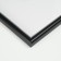 Photo frame Plastic Gallery 29.7x42 cm, (A3) 636477, black with silver (plastic screen)