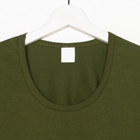 Female set (T -shirt/pants), khaki color/leaves, size 52-6