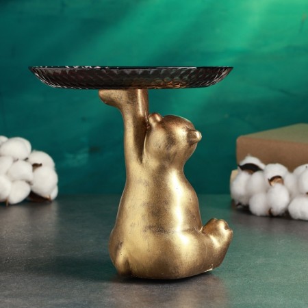 Steel for the little things "Bear", 18 × 20 cm, bronze-3