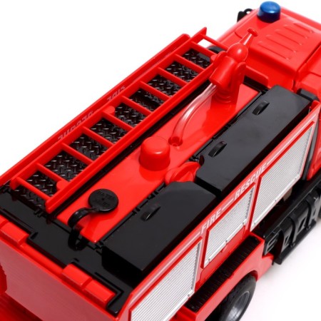Robot radio -controlled "fire machine", transforms, light and sound effects-7