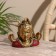 Souvenir "Bust of Shiva" 2 snakes, brass, stone 8 cm