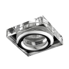Built -in lamp Novotech, 50 W, Gx5.3, 12 V, 60x60 mm, d = 60 mm, color chromium