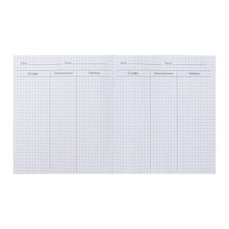 Notebook - a dictionary for recording foreign words, calligrata, 48 sheets in a cage, an original block-1