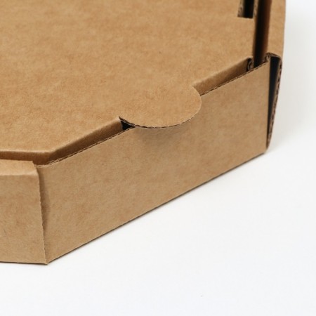 Pizza box, brown, 21 x 21 x 4 cm-2