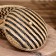 VAZ with a lid weaved, from bamboo 22x22x14 cm