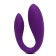 Vibrator for steam oats, flexible, silicone, remote control, purple