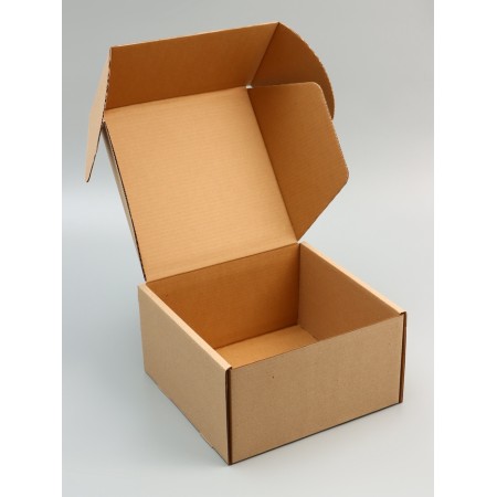 Self -assembly box, crafting, brown 27 x 27 x 15 cm-5
