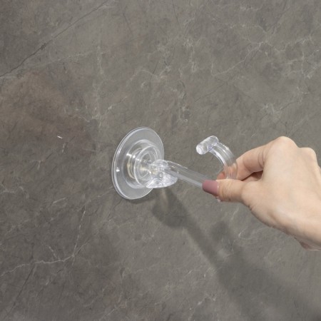 A hook on Velcro of a share, 11 × 6.5 × 6.5 cm, the color is transparent-8