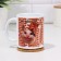 Sublimation mug "I want a lot of Denyak" 320 ml, with application