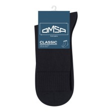 Male socks Omsa Classic, size 45-47, BLU color