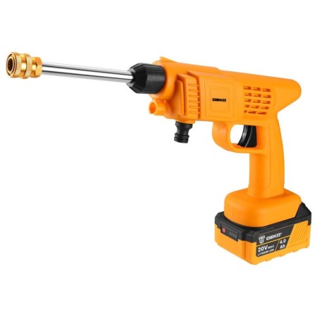 High pressure washing battery DEKO DKCW25, 20 V, 2x4 Ah, 40 bar, hose 5 m-1