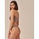 Women's panties String mini, size l, color chocolate