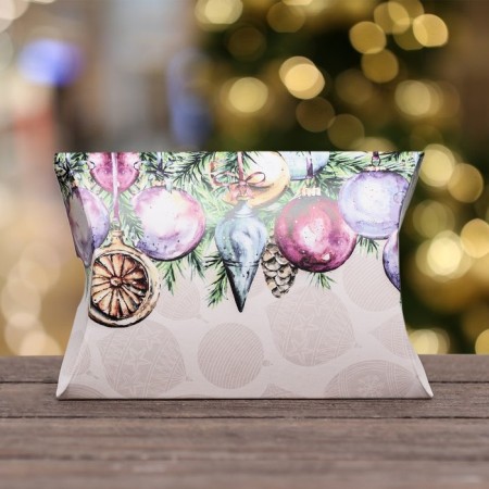 Folding box "Christmas tree toys" 11 x 8 x 2 cm-1