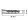 Dyubel "Rice tox" stg, universal, polypropylene, 6x36 mm, mix, 1000 pcs
