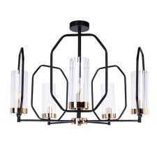 Caelaeno 51 cm chandelier, D 68 cm, 5x60W E14