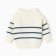 Jumper knitted baby I Blueberry, r.68-74, milk