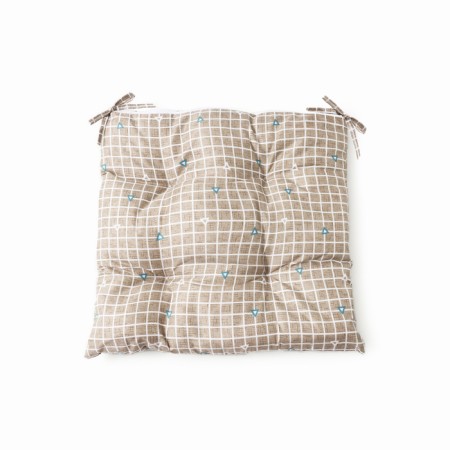 Siddle on the chair Ethel "Cell" ts. In brown, 40x40 cm, 100% p/e-2