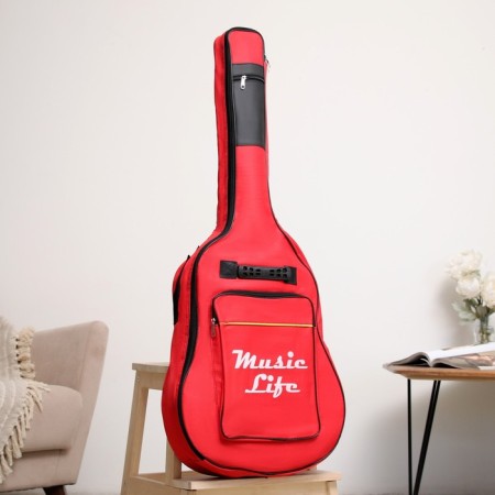 Music Life, premium, red, red, 106x43x12cm