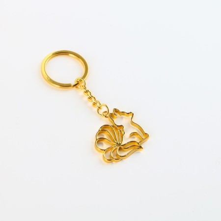 Metal key key, anime "Fox", 6.5 x 3 cm-2