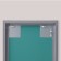 Wall mirror, in the frame 30x90 cm