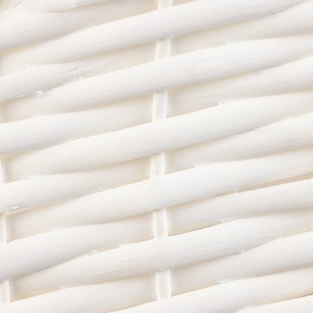 Wicker basket, 25x17x11x30 cm, white, willow-4