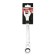 Combined rattling key Matrix 14871, CRV, articulated, mirror chromium, 19 mm