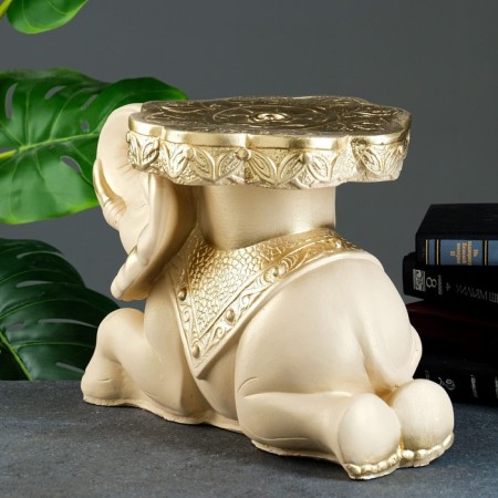 Figure - stand "Elephant" elephant bone, 26x42x22cm-2