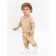 Blood wool and sliders children's fashion, height 80 cm, beige color
