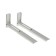 Doffler MW12W, for a microwave oven, adjustable, up to 40 kg, 300-420 mm, white