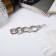 Invisibility for hair "Liberty" loops, 5.5 cm, silver