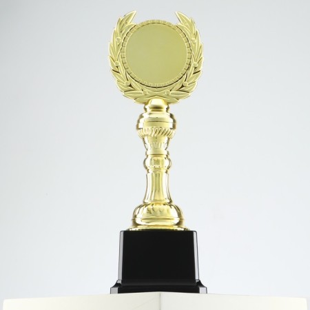 Cup 068, award figure, gold, plastic stand, 25 x 8 x 7.5 cm.-1