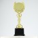 Cup 068, award figure, gold, plastic stand, 25 x 8 x 7.5 cm.