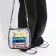 Bag Cross-Bodi with a zipper, silver color