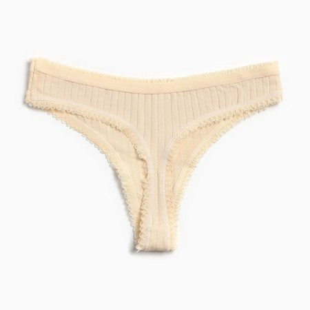 Cowards women's thongs, beige color, size 46-6