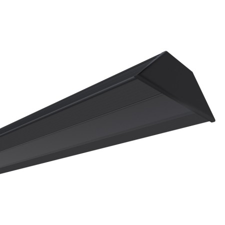 Aluminum profile Apeyron, 28.5x10.4 mm, built -in, 2 m, black Russuars, accessories-3