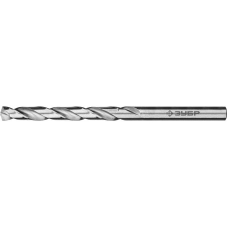 Zubrov metal drill, steel p6M5, cylindrical shank, 8 x 117 mm, class A