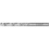 Zubrov metal drill, steel p6M5, cylindrical shank, 8 x 117 mm, class A