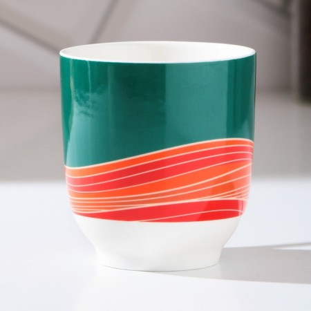 Ceramic mug "Link", 260 ml, white color-1