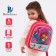Baby backpack on lightning, pink color