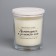 A candle in a glass flavored "lemongrass and green tea", 7x7 cm, 27 hours