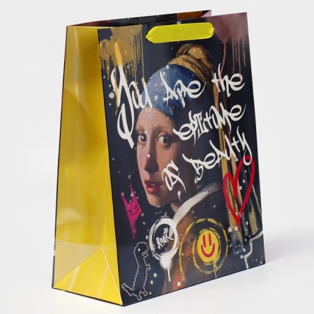 Package Gift Laminated Vertical, packaging, Graffiti, m 26 x 32 x 12 cm-1