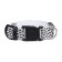 Collar with backlight Leopard 3 glow modes, size S, Osh 22-40 x 2.5 cm white