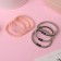 Hair elastic band "Sport" Weaving Color Extra, 5 cm, mix