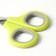 Coger scissors with soft handles, a hole of 8 mm, green-gray