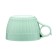 Thermos 1.8 l, with a glass flask, retains heat 12 hours, with a mug, green